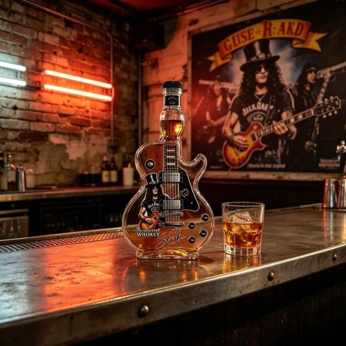 Gitarren-Whiskey-Dekanter,einz