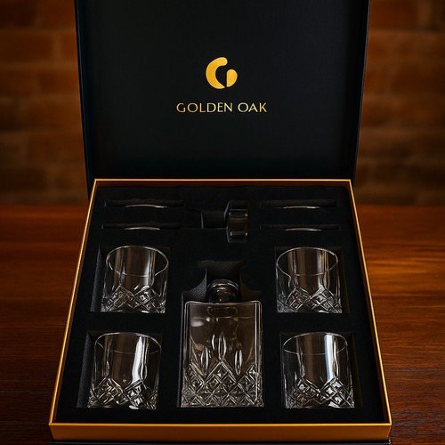 Whisky set geschenkbox - whisky,