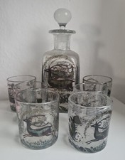 Altes Whiskey Set, Dekanter +