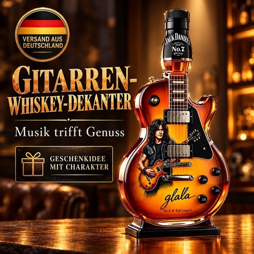 Gitarren-Whiskey-Dekanter,einz