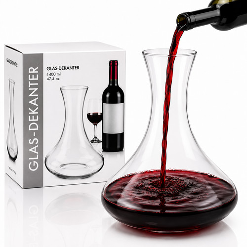 Weinkaraffe glas dekanter - weinkaraffe,