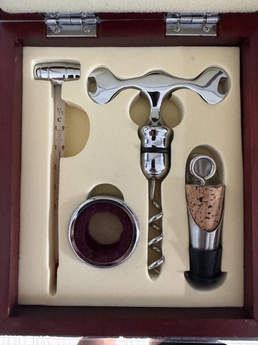 Wein zubehör holzbox dekanter - zubehör,
