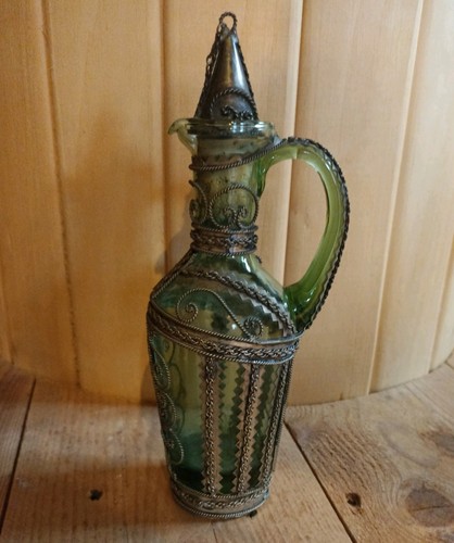 Antiker dekanter mit gedrehter - dekanter,