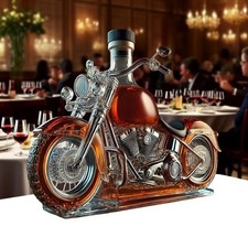 Glasweinflaschen Motorrad-Stil