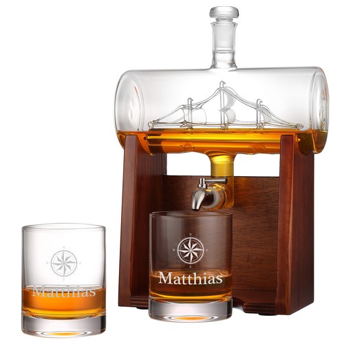 Whisky set dekanter und - dekanter,