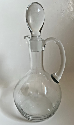 Vintage karaffe glas - glas, mit