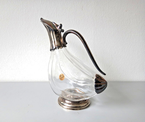 Vintage glaskaraffe kalte ente - vintage,