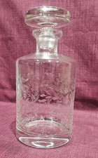 Geschliffene Glaskaraffe