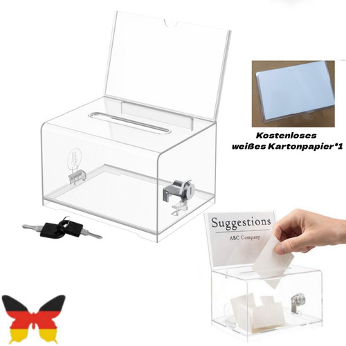 Acrylspendenbox spendenbox - acrylspendenbox,,