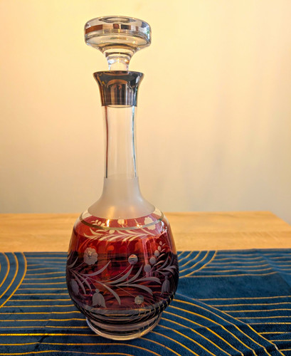 Glas dekanter rund - glas-dekanter,