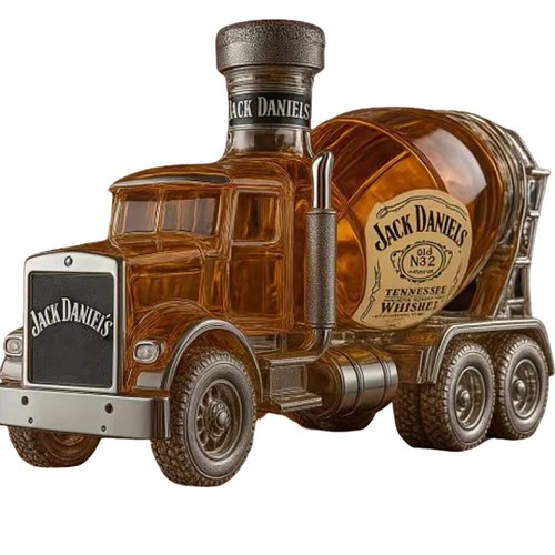 Whisky dekanter zementmischer - whisky,