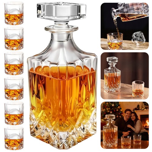 Glaskaraffe kristall whisky - glaskaraffe,